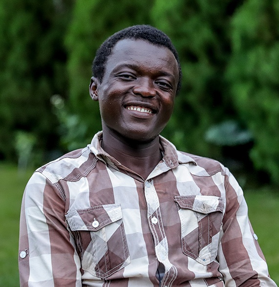 Oscar, a believer in Ghana.