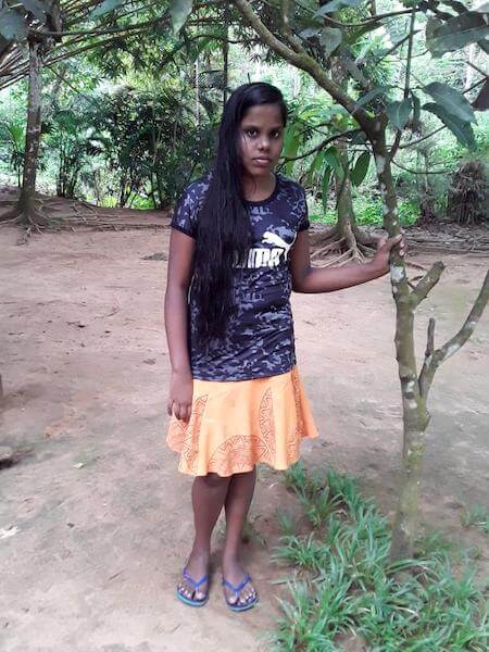 Nanthini is an 18-year-old from Sri Lanka