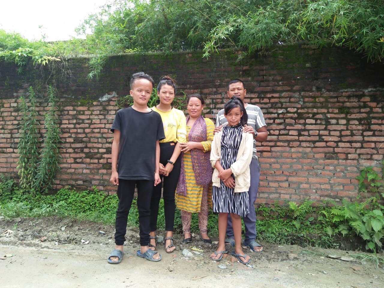 Chandra and his famiy.