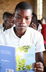 Boy reading