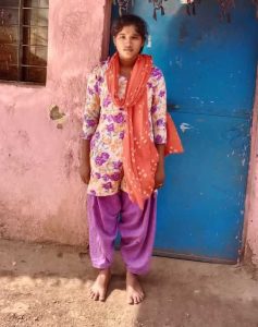 India woman standing