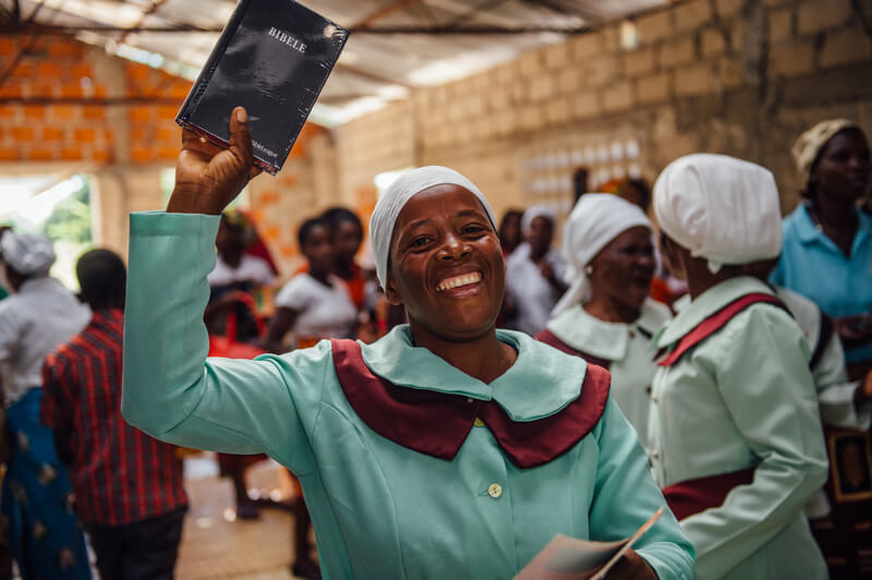 Mujer sonriendo Mozambique