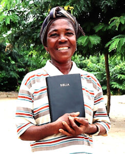 Enyonam Happy With Her Bible