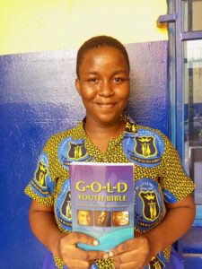 Kadijah With Her Gold Youth Bible