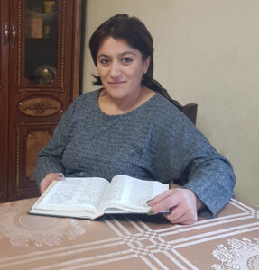 Telmina With The Armenian Bible She Received Through Pp.