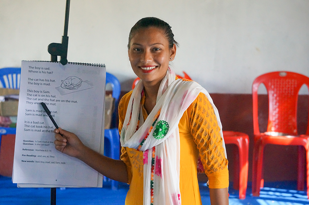 Shobika sees herself as more than a teacher; she hopes to be a mentor.