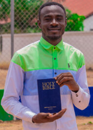 Richard Hayford With His Bible