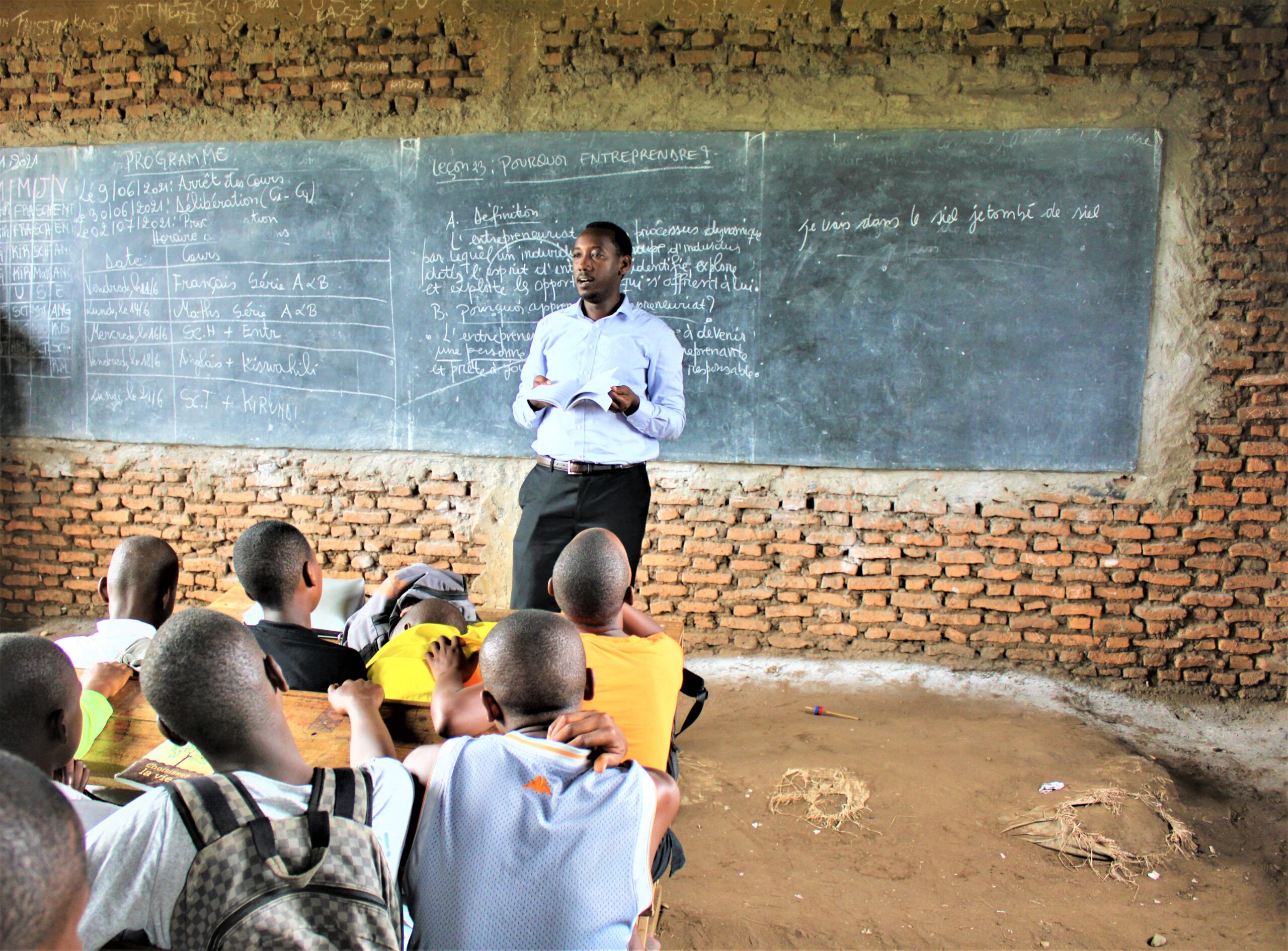 Bosco, The National Director Facilitating A Project Philip Class