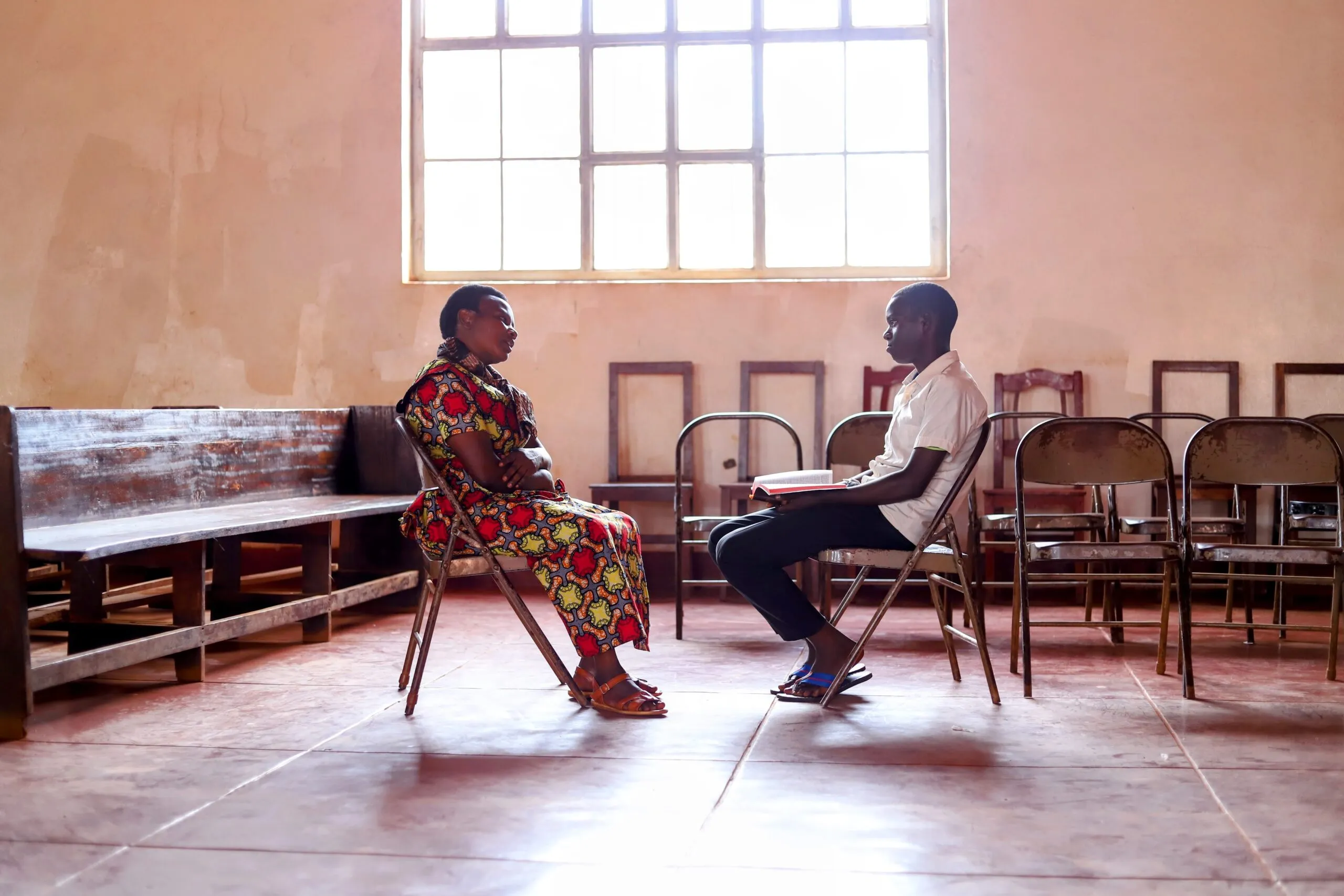 Ferdinand speaking to someone of his favor Bible Story.