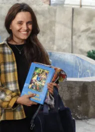 Hermine, an artist in Armenia