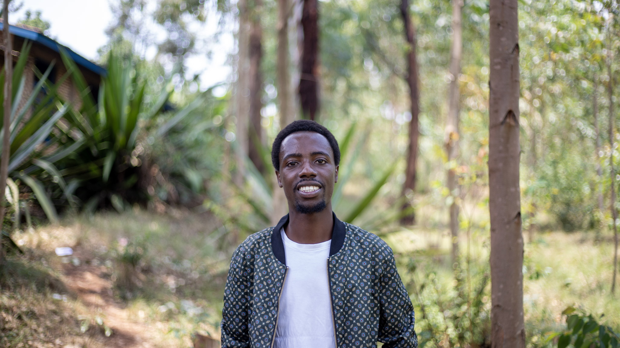 Genard is a vibrant young man from Burundi