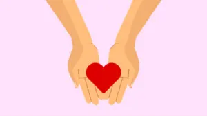 hands with a heart