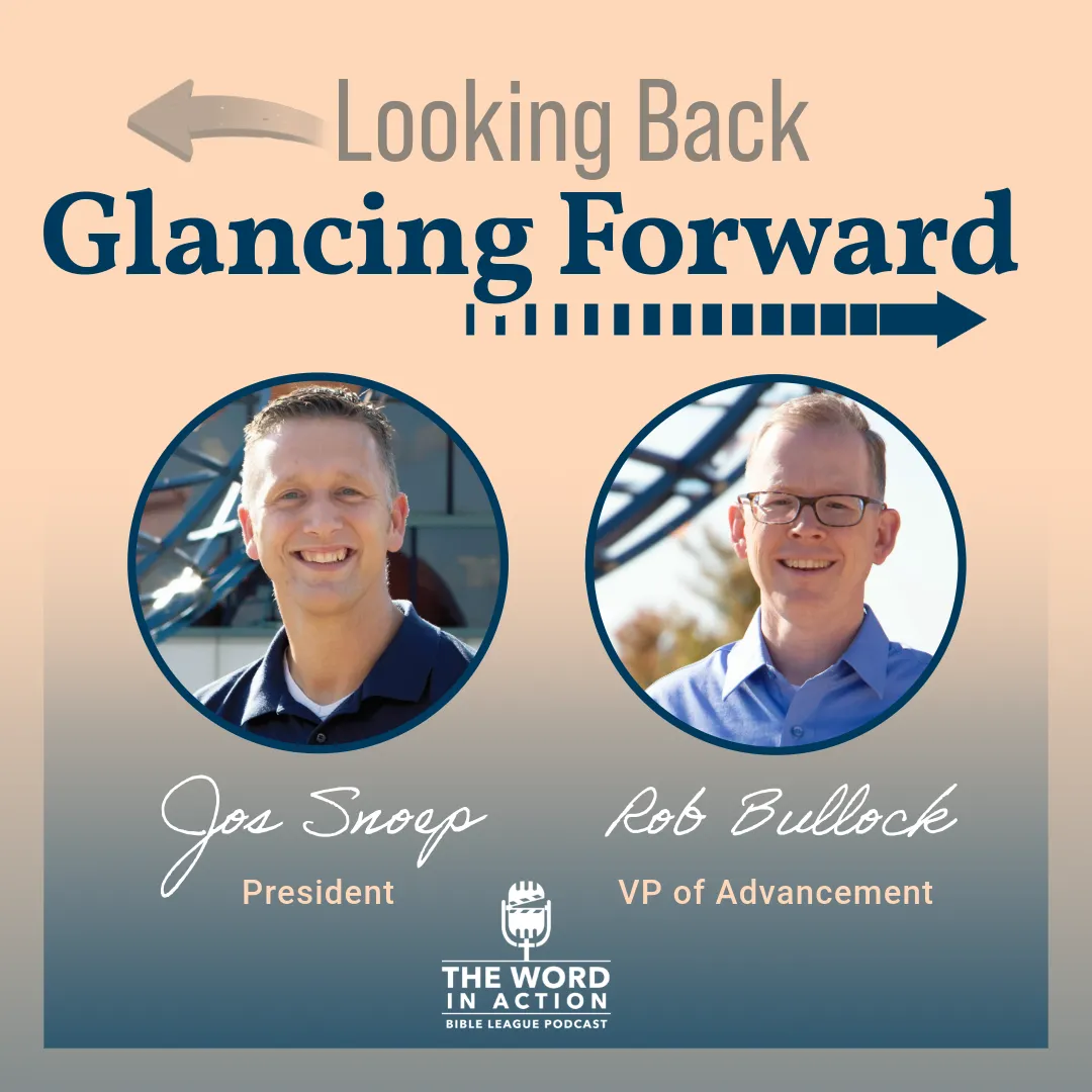 Jos and Rob on bible league podcast