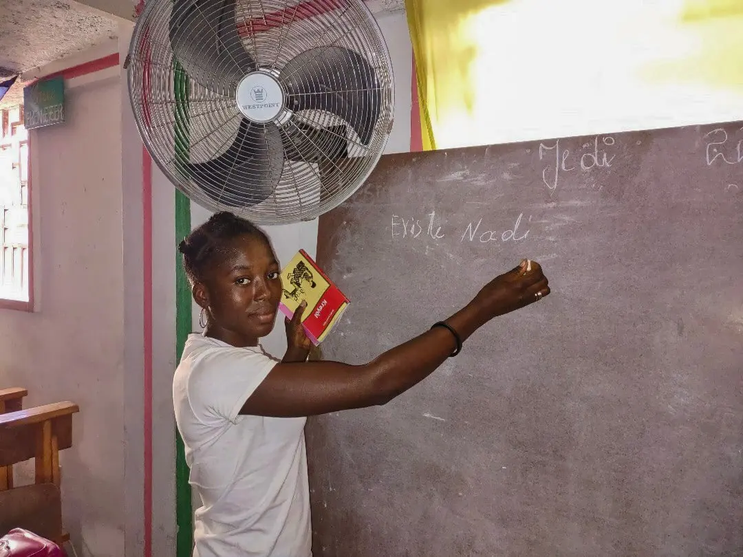 Nadine found joy in Christ and literacy, despite poverty and violence in Port-au-Prince.